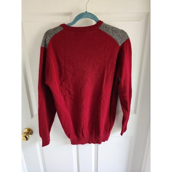 Vintage Pringle Sweater Mens Med? Argyle print 100% Lambswool Made In Scotland - Picture 4 of 8